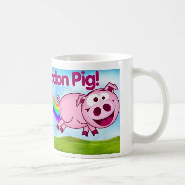 Nyan Cat pardonne Mug Cochon 01 (Droite)