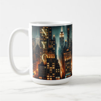 NYC Cityscape Mug – Iconic New York City Skyline D