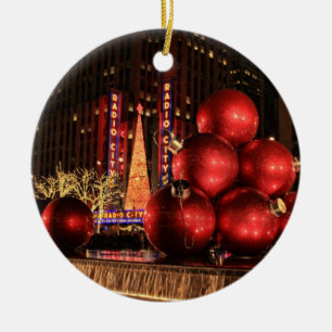 NYC Gros ornements de Noël