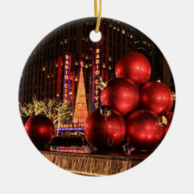 NYC Gros ornements de Noël (Devant)