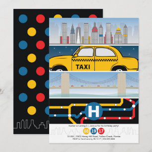 NYC Invitation à l'anniversaire