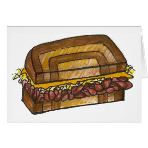 NYC Jewish Deli Reuben Corned Beef Sandwich Foin