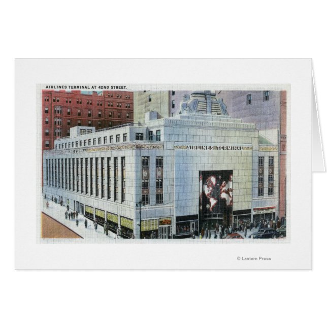 NYC, New York42nd Street View of Terminals (Devant horizontal)