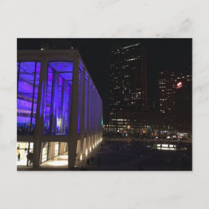 NYC New York Night Lincoln Center Photo Carte post