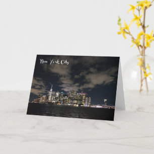 NYC Night Skyline - Carte H