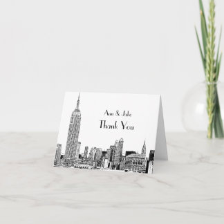 NYC Skyline Etched 01 Merci