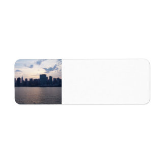 NYC Skyline - Étiquettes d'adresse de retour