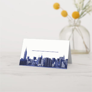 NYC Skyline Large Angle Etched Look 01 Cartes d'es