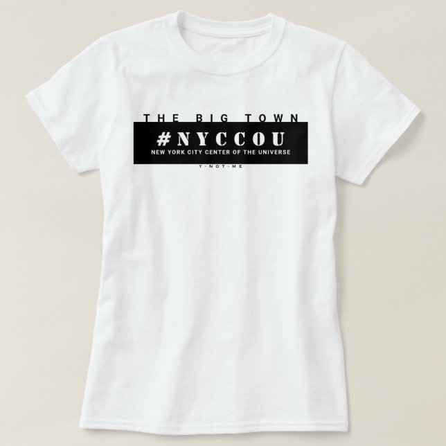 NYCCOU #NYCCOU bl T-shirt (Design devant)