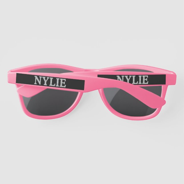 Nylie Diamonds Lunettes de soleil en plastique (Dos)