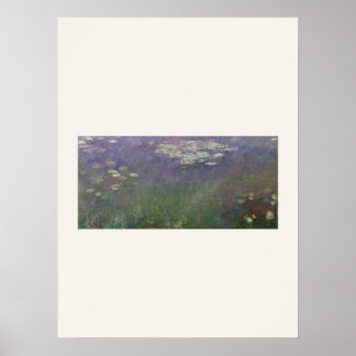 Nymphéas par Monet - Affiche d'art impressionniste