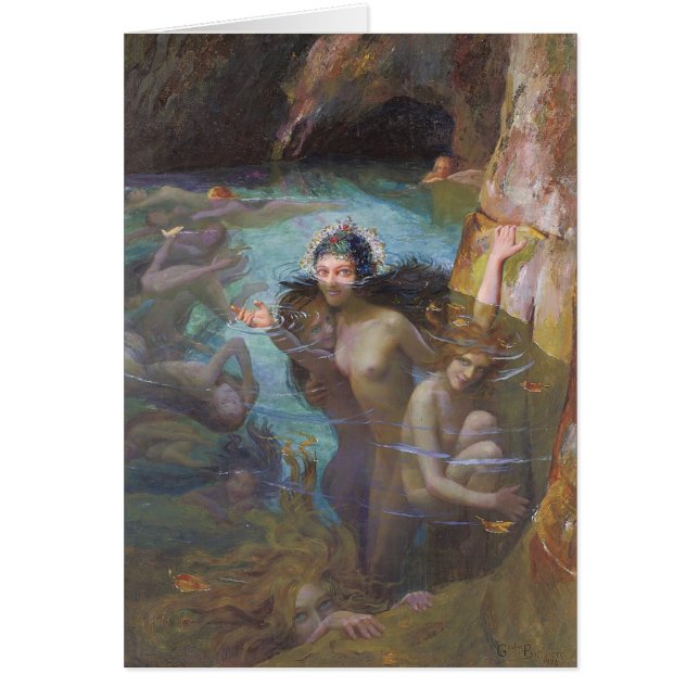Nymphes de mer Gaston Bussière CC0439 (Devant)