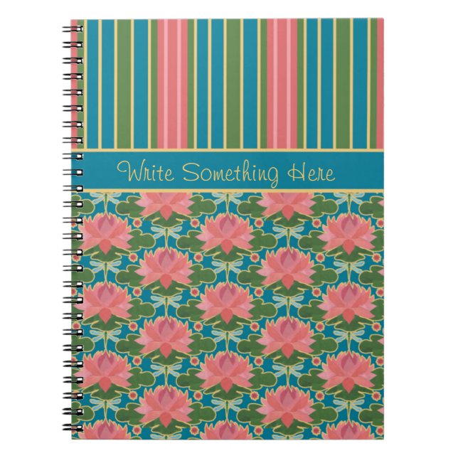 Nymphes D'Eau, Dragonflies, Carnet Spiral (Devant)