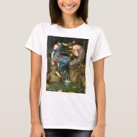 Nymphes trouvant la tête du T-shirt d'Orphée