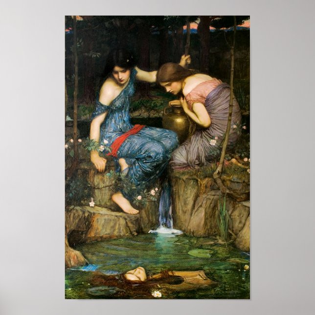 Nymphs Finding The Head of Orpheus Poster (Devant)