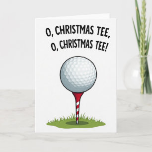 O Carte de Noël drôle de Golf