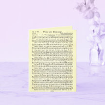 "O Come, O Come, Emmanuel" Carte de voeux de l'Ave