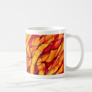 O est pour la tasse orange d'art d'alphabet
