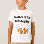 O-Fish-ally Une fête d'anniversaire frère T-shirt<br><div class="desc">Célébrer un anniversaire est une affaire de famille ! Obtenez des chemises assorties pour toute la famille afin que vous puissiez célébrer dans le style. Non seulement c'est amusant de faire correspondre le thème, mais cela permet aux autres parents de savoir facilement qui sont les hôtes de la fête !...</div>