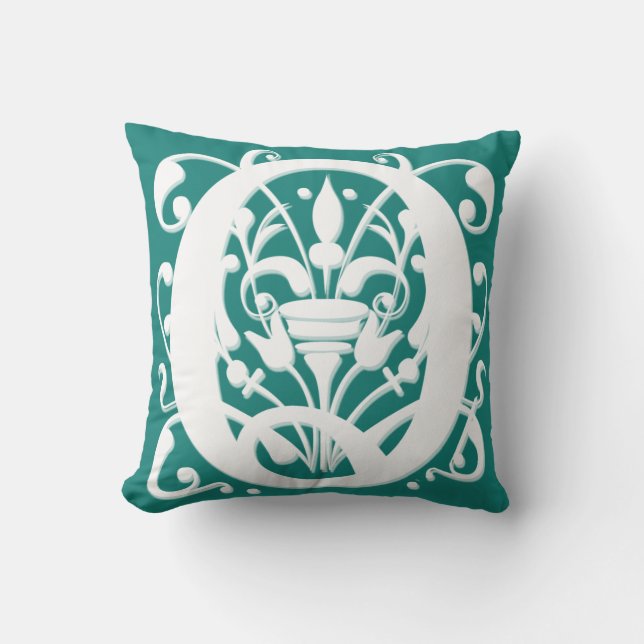 O Lettre initiale Monogramme - Coussin (Recto)