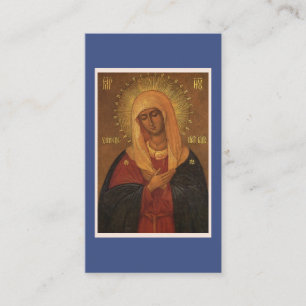 O Theotokos et Virgin Rejoice! cartes de prière