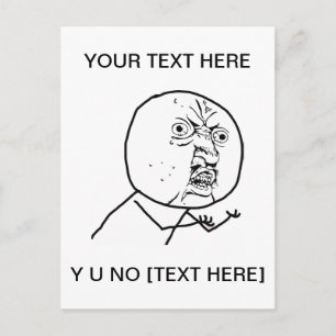 O U NO - Carte postale verticale