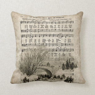 O viennent le tout le YE fidèle, coussin vintage