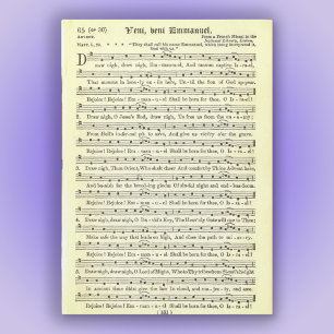 "O Viens, O Viens, Emmanuel "Carte magnétique