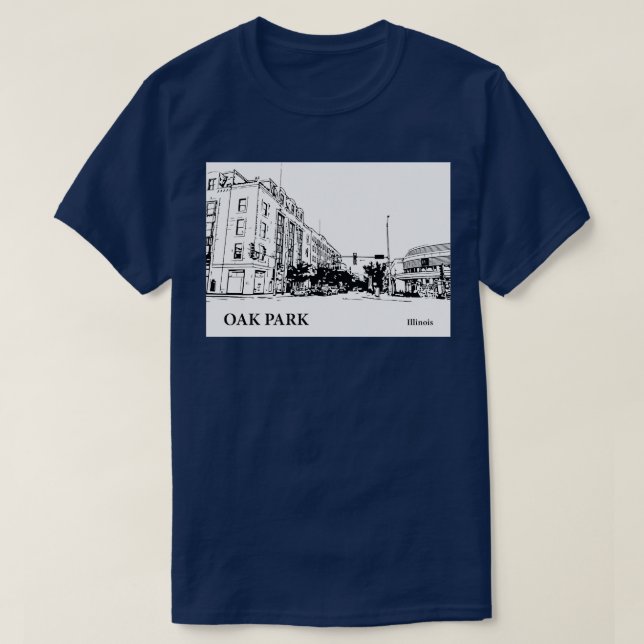 Oak Park Illinois TShirt 2 (Design devant)