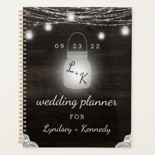 Oak Ridge Rustic Mason Jar & Lights Plans Mariages