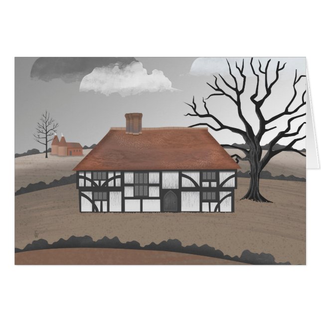 Oak Tree Manor Card (Devant Horizontal)