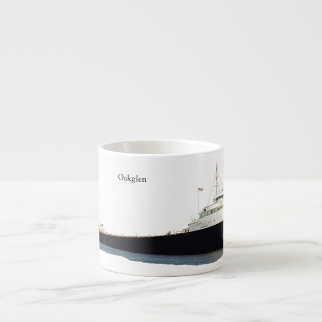 Oakglen (vieux) découpe expresso mug (Devant)