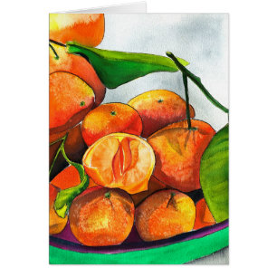 Oaquarelle mandarine