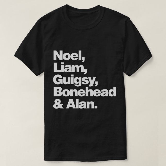 Oasis Band Members Classic T-Shirt (Design devant)