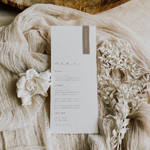 OASIS Modern Mariage Carte de la place
