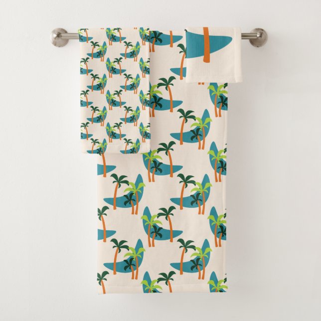 Oasis moderne de palmiers du milieu du siècle (En situation)