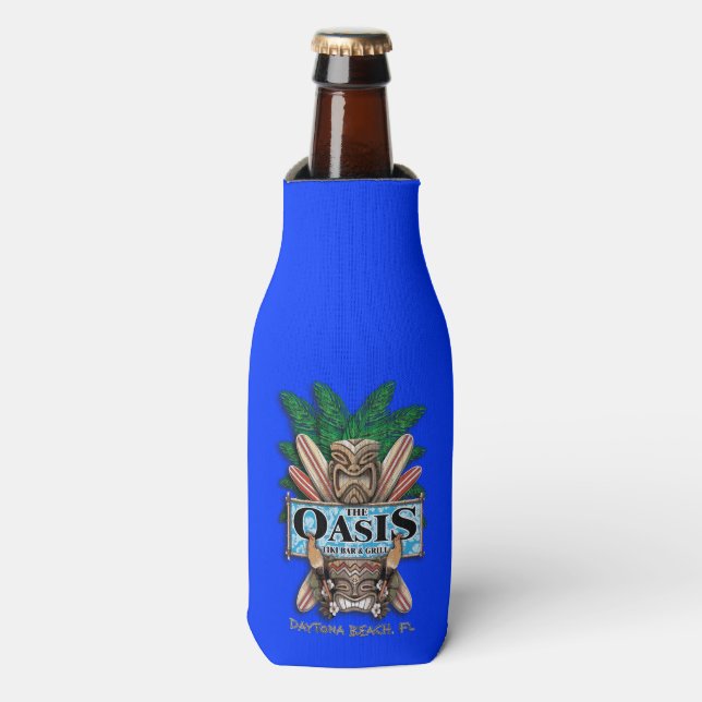 Oasis Tiki Bar Et Grill Glacière Bouteille (Bottle Devant)