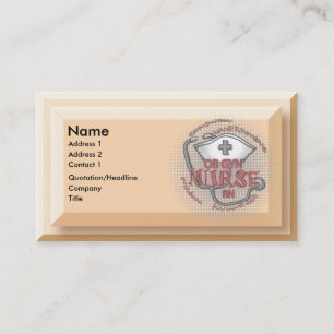 Ob Gyn Nurse Axiom Cartes de visite
