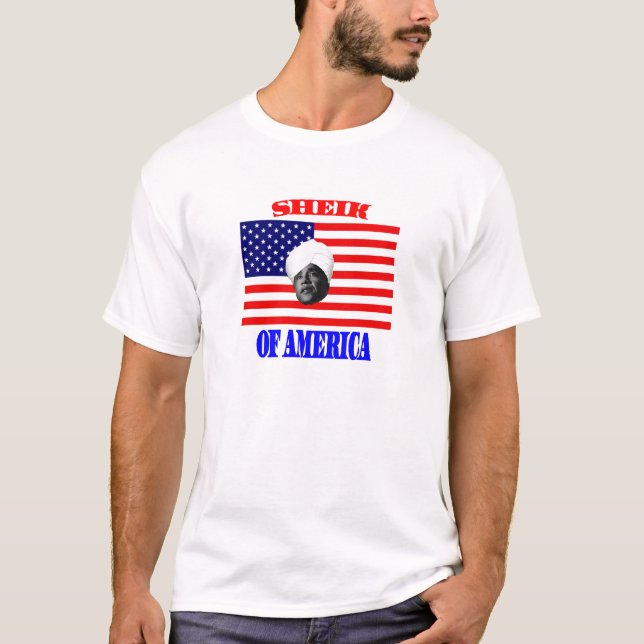 Obama américain Sheikh T-Shirt (Devant)