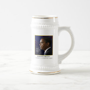 Obama avec JFK - Stein Mug