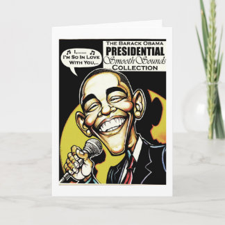 Obama chante ! Carte de voeux