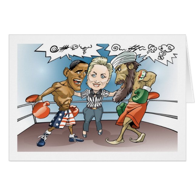 OBAMA CONTRE OSAMA (Devant horizontal)