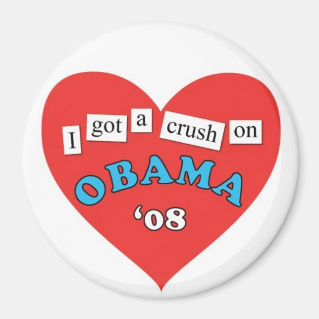 Obama Crush Magnet (Devant)