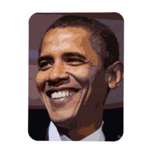Obama Face Magnet pour 2012