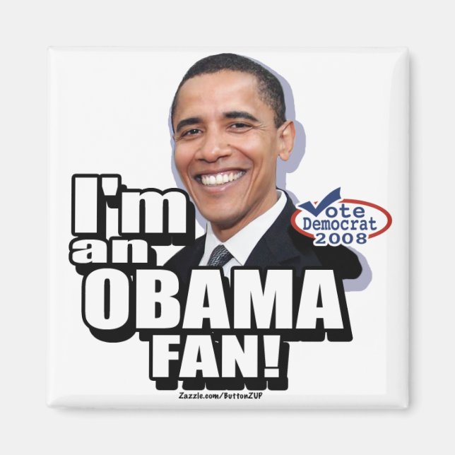 Obama Fan Magnet (Devant)