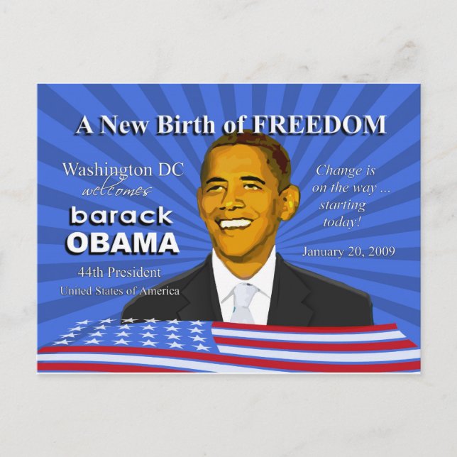 Obama Inauguration Events Carte postale Washington (Devant)