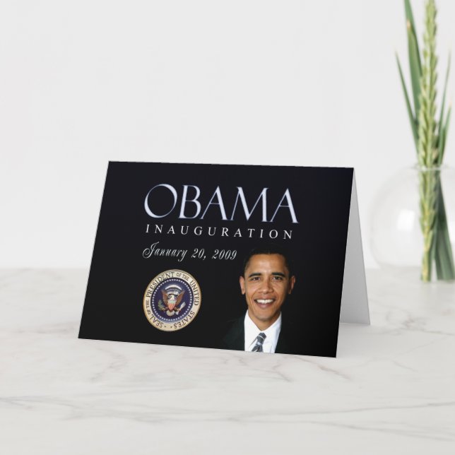 Obama investiture carte (Devant)