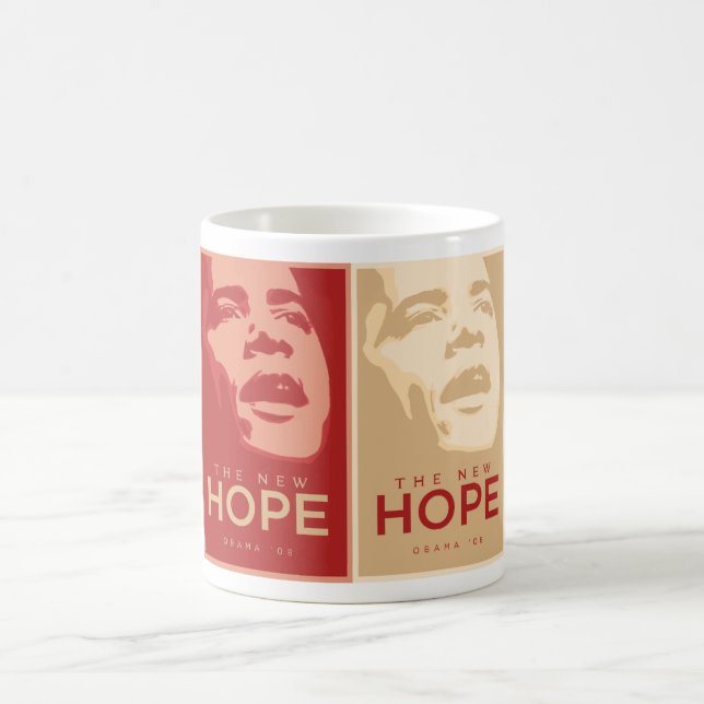 Obama "la tasse de nouvel espoir" - (Centre)