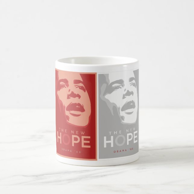Obama "la tasse de nouvel espoir" - (Centre)