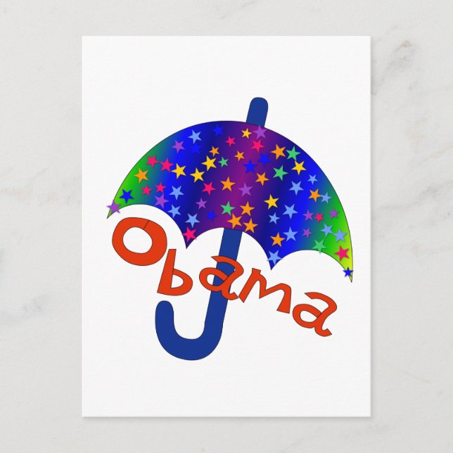 Obama, le programme d'investiture parapluie (Devant)